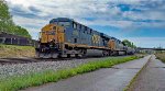 CSX 5358 leads M276 with PSR freight.